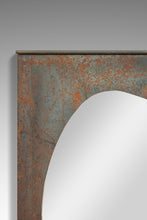 Load image into Gallery viewer, Brutalist Industrial Mirror Cut From Raw Patinaed Architectural Steel by Mark Leblanc for Leblanc Studios, USA, c. 2024-ABT Modern

