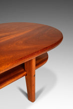 Load image into Gallery viewer, Custom Made Art Deco Mid-Century Modern Two-Tier Coffee Table in Solid Mahogany, USA, c. 1940s-ABT Modern
