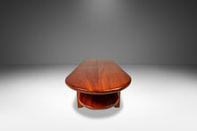 Load image into Gallery viewer, Custom Made Art Deco Mid-Century Modern Two-Tier Coffee Table in Solid Mahogany, USA, c. 1940s-ABT Modern
