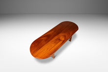 Load image into Gallery viewer, Custom Made Art Deco Mid-Century Modern Two-Tier Coffee Table in Solid Mahogany, USA, c. 1940s-ABT Modern
