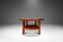 Load image into Gallery viewer, Custom Made Art Deco Mid-Century Modern Two-Tier Coffee Table in Solid Mahogany, USA, c. 1940s-ABT Modern
