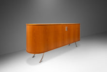 Load image into Gallery viewer, Custom-Made Italian Modern Credenza / Sideboard w/ Tambour Doors in the Manner of Lorenza Bozzoli by Fattori, Italy, c. 2000&#39;s-ABT Modern
