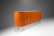 Load image into Gallery viewer, Custom-Made Italian Modern Credenza / Sideboard w/ Tambour Doors in the Manner of Lorenza Bozzoli by Fattori, Italy, c. 2000&#39;s-ABT Modern
