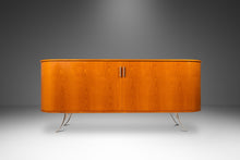 Load image into Gallery viewer, Custom-Made Italian Modern Credenza / Sideboard w/ Tambour Doors in the Manner of Lorenza Bozzoli by Fattori, Italy, c. 2000&#39;s-ABT Modern
