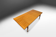 Load image into Gallery viewer, Custom-Made Two-Tone Mid-Century Modern Coffee Table w/ Drop-Leaf in Maple &amp; Walnut, USA, c. 1960s-ABT Modern
