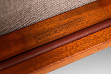 Load image into Gallery viewer, Mid-Century Modern "Roxinho" Sling Lounge Chair in Leather &amp; Teak by Michel Arnoult for Mobilia Cotemporânea, Argentina, c. 1970s
