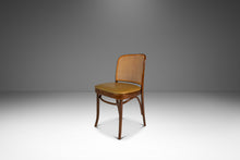 Load image into Gallery viewer, Single Patinaed Bentwood Prague Model 811 Side Dining Chair in Walnut &amp; Leather by Josef Frank for Stendig, Poland, c. 1960s
