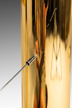 Load image into Gallery viewer, Set of Two (2) Tubular &quot;Z&quot; Table Baes in Brass Rectangular Glass Top Attributed to Karl Springer Coffee Table or Side Tables, USA, c. 1970s
