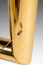 Load image into Gallery viewer, Set of Two (2) Tubular &quot;Z&quot; Table Baes in Brass Rectangular Glass Top Attributed to Karl Springer Coffee Table or Side Tables, USA, c. 1970s
