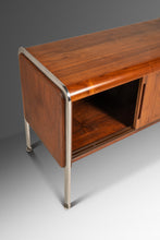 Load image into Gallery viewer, Mid-Century Modern Record Cabinet in Teak w/ Chrome Legs After Ste Marie &amp; Laurent, Canada, c. 1970&#39;s
