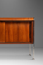 Load image into Gallery viewer, Mid-Century Modern Record Cabinet in Teak w/ Chrome Legs After Ste Marie &amp; Laurent, Canada, c. 1970&#39;s

