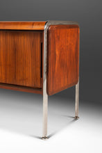 Load image into Gallery viewer, Mid-Century Modern Record Cabinet in Teak w/ Chrome Legs After Ste Marie &amp; Laurent, Canada, c. 1970&#39;s
