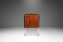 Load image into Gallery viewer, Mid-Century Modern Record Cabinet in Teak w/ Chrome Legs After Ste Marie &amp; Laurent, Canada, c. 1970&#39;s
