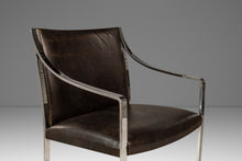 Load image into Gallery viewer, Set of Two (2) Mid-Century Modern Office / Accent Chairs in Chrome &amp; New Leather by Bert England for Stow Davis, USA, c. 1960s
