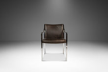 Load image into Gallery viewer, Set of Two (2) Mid-Century Modern Office / Accent Chairs in Chrome &amp; New Leather by Bert England for Stow Davis, USA, c. 1960s
