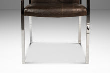Load image into Gallery viewer, Set of Two (2) Mid-Century Modern Office / Accent Chairs in Chrome &amp; New Leather by Bert England for Stow Davis, USA, c. 1960s
