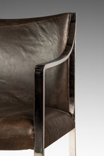 Load image into Gallery viewer, Set of Two (2) Mid-Century Modern Office / Accent Chairs in Chrome &amp; New Leather by Bert England for Stow Davis, USA, c. 1960s
