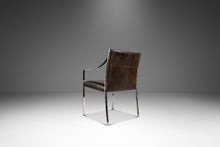 Load image into Gallery viewer, Set of Two (2) Mid-Century Modern Office / Accent Chairs in Chrome &amp; New Leather by Bert England for Stow Davis, USA, c. 1960s
