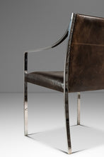 Load image into Gallery viewer, Set of Two (2) Mid-Century Modern Office / Accent Chairs in Chrome &amp; New Leather by Bert England for Stow Davis, USA, c. 1960s
