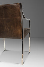 Load image into Gallery viewer, Set of Two (2) Mid-Century Modern Office / Accent Chairs in Chrome &amp; New Leather by Bert England for Stow Davis, USA, c. 1960s
