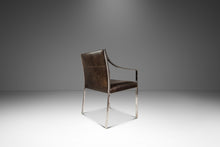 Load image into Gallery viewer, Set of Two (2) Mid-Century Modern Office / Accent Chairs in Chrome &amp; New Leather by Bert England for Stow Davis, USA, c. 1960s
