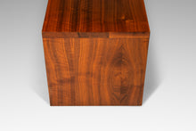 Load image into Gallery viewer, Substantial Handmade Minimalist MCM Custom-Made Studio / Gallery Dining Table w/ Matching Benches Set in Walnut, USA, c. 1980s
