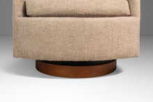 Load image into Gallery viewer, Set of Two ( 2 ) Mid-Century Modern Swivel Tub Chairs by Adrian Pearsall for Craft Associates in Sand Bouclé Upholstery, USA, c. 1960s
