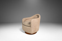 Load image into Gallery viewer, Set of Two ( 2 ) Mid-Century Modern Swivel Tub Chairs by Adrian Pearsall for Craft Associates in Sand Bouclé Upholstery, USA, c. 1960s
