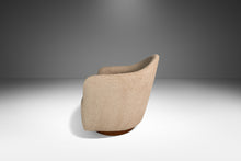 Load image into Gallery viewer, Set of Two ( 2 ) Mid-Century Modern Swivel Tub Chairs by Adrian Pearsall for Craft Associates in Sand Bouclé Upholstery, USA, c. 1960s

