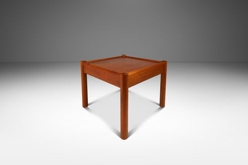 Danish Mid-Century Modern Coffee / Side / Corner Table in Teak by Domino Møbler, Denmark, c. 1970s-ABT Modern