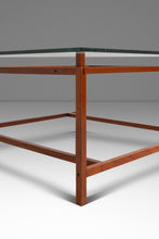 Load image into Gallery viewer, Danish Mid-Century Modern Coffee Table in Solid Teak w/ Glass Top by Henning Nørgaard for Komfort of Denmark, c. 1960's-ABT Modern
