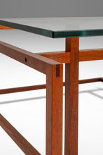Load image into Gallery viewer, Danish Mid-Century Modern Coffee Table in Solid Teak w/ Glass Top by Henning Nørgaard for Komfort of Denmark, c. 1960's-ABT Modern
