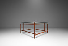 Load image into Gallery viewer, Danish Mid-Century Modern Coffee Table in Solid Teak w/ Glass Top by Henning Nørgaard for Komfort of Denmark, c. 1960's-ABT Modern
