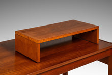 Load image into Gallery viewer, Danish Mid-Century Modern Computer Riser / Desk Organizer in Teak by Jesper International, Denmark, c. 1980s-ABT Modern
