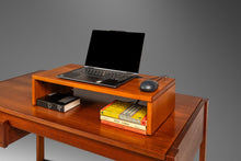Load image into Gallery viewer, Danish Mid-Century Modern Computer Riser / Desk Organizer in Teak by Jesper International, Denmark, c. 1980s-ABT Modern
