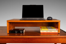 Load image into Gallery viewer, Danish Mid-Century Modern Computer Riser / Desk Organizer in Teak by Jesper International, Denmark, c. 1980s-ABT Modern
