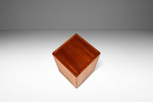 Load image into Gallery viewer, Danish Mid-Century Modern Cubist Pedestal Plant Stand in Teak by FBJ Møbler, Denmark, c. 1970s-ABT Modern
