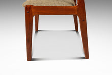 Load image into Gallery viewer, Danish Mid-Century Modern Dining / Desk Chair in Solid Teak &amp; Original Oatmeal Fabric by Scandinavia Woodworks Co., c. 1970's-ABT Modern
