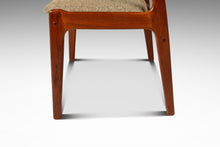 Load image into Gallery viewer, Danish Mid-Century Modern Dining / Desk Chair in Solid Teak &amp; Original Oatmeal Fabric by Scandinavia Woodworks Co., c. 1970's-ABT Modern
