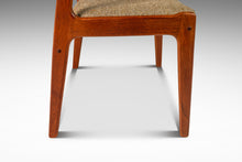 Load image into Gallery viewer, Danish Mid-Century Modern Dining / Desk Chair in Solid Teak &amp; Original Oatmeal Fabric by Scandinavia Woodworks Co., c. 1970&#39;s-ABT Modern
