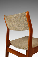 Load image into Gallery viewer, Danish Mid-Century Modern Dining / Desk Chair in Solid Teak &amp; Original Oatmeal Fabric by Scandinavia Woodworks Co., c. 1970's-ABT Modern
