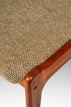 Load image into Gallery viewer, Danish Mid-Century Modern Dining / Desk Chair in Solid Teak &amp; Original Oatmeal Fabric by Scandinavia Woodworks Co., c. 1970's-ABT Modern
