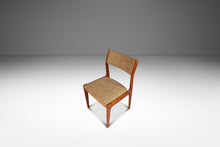 Load image into Gallery viewer, Danish Mid-Century Modern Dining / Desk Chair in Solid Teak &amp; Original Oatmeal Fabric by Scandinavia Woodworks Co., c. 1970&#39;s-ABT Modern
