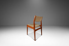 Load image into Gallery viewer, Danish Mid-Century Modern Dining / Desk Chair in Solid Teak &amp; Original Oatmeal Fabric by Scandinavia Woodworks Co., c. 1970's-ABT Modern
