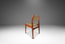 Load image into Gallery viewer, Danish Mid-Century Modern Dining / Desk Chair in Solid Teak &amp; Original Oatmeal Fabric by Scandinavia Woodworks Co., c. 1970's-ABT Modern
