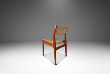 Load image into Gallery viewer, Danish Mid-Century Modern Dining / Desk Chair in Solid Teak &amp; Original Oatmeal Fabric by Scandinavia Woodworks Co., c. 1970's-ABT Modern
