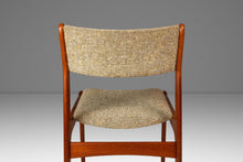 Load image into Gallery viewer, Danish Mid-Century Modern Dining / Desk Chair in Solid Teak &amp; Original Oatmeal Fabric by Scandinavia Woodworks Co., c. 1970's-ABT Modern
