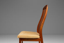 Load image into Gallery viewer, Danish Mid-Century Modern Ergonomic Contoured Side Dining Chair by Shou Andersen in Teak &amp; Original Oatmeal Fabric, Denmark, c. 1970s-ABT Modern
