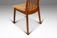 Load image into Gallery viewer, Danish Mid-Century Modern Ergonomic Contoured Side Dining Chair by Shou Andersen in Teak &amp; Original Oatmeal Fabric, Denmark, c. 1970s-ABT Modern
