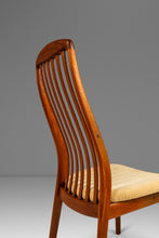 Load image into Gallery viewer, Danish Mid-Century Modern Ergonomic Contoured Side Dining Chair by Shou Andersen in Teak &amp; Original Oatmeal Fabric, Denmark, c. 1970s-ABT Modern
